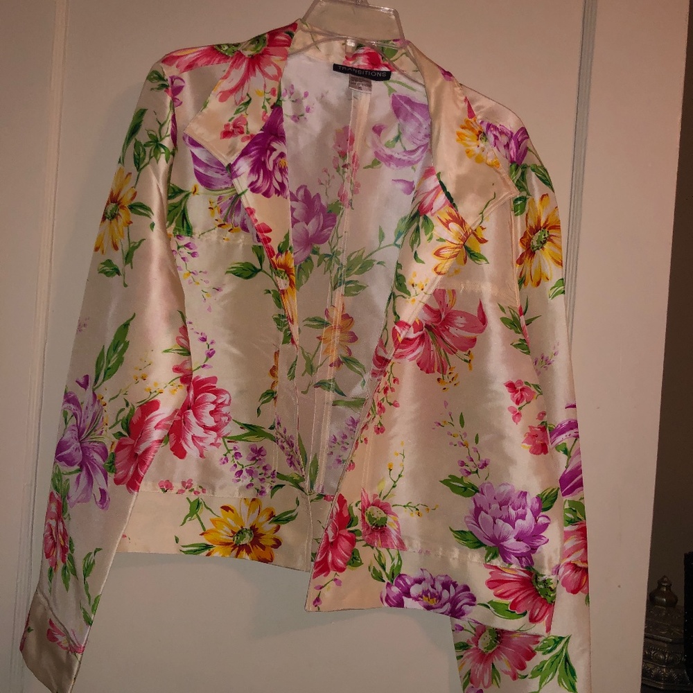 Transitions Silk Jacket - image 1